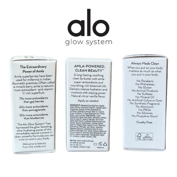 NWT Alo Glow System and Jouer Lip Care Bundle - Picture 2 of 9
